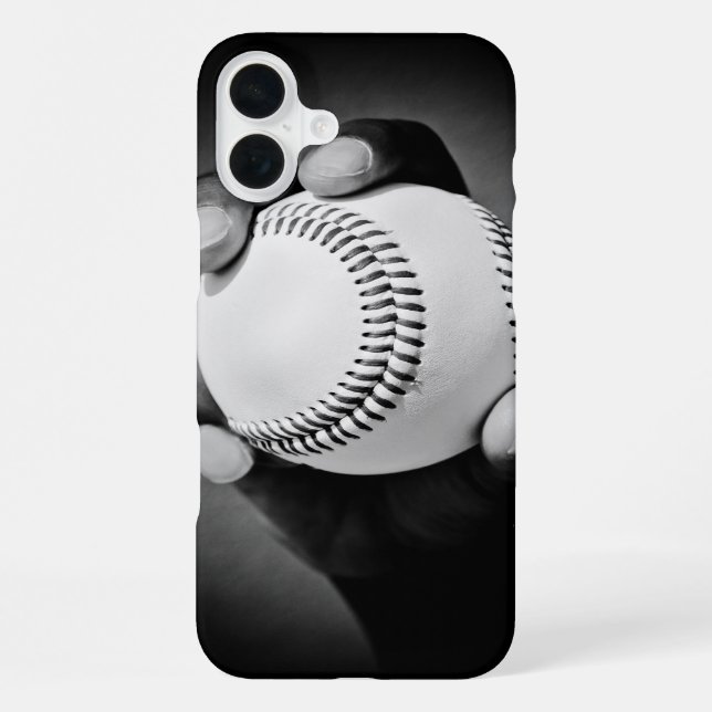 baseball in hand iPhone case (Back)