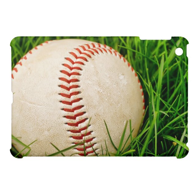 Baseball in the Tall Summer Grass iPad Mini Case (Back Horizontal)