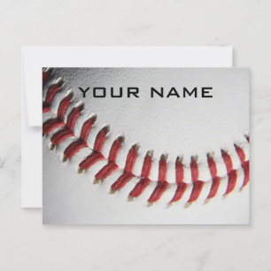 Baseball Inspirational Add Your Name Postcard