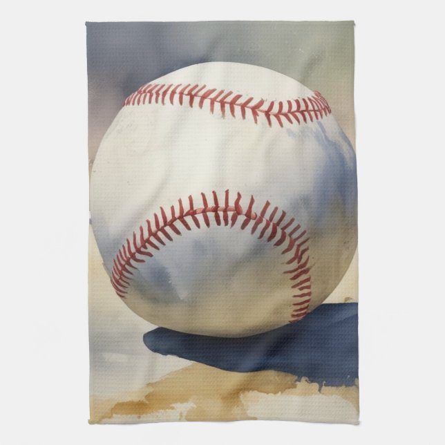 Baseball Inspirational Kitchen Towel (Vertical)