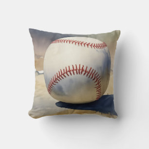 Baseball Inspirational Throw Pillow
