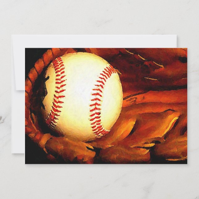 Baseball Invitations (Front)