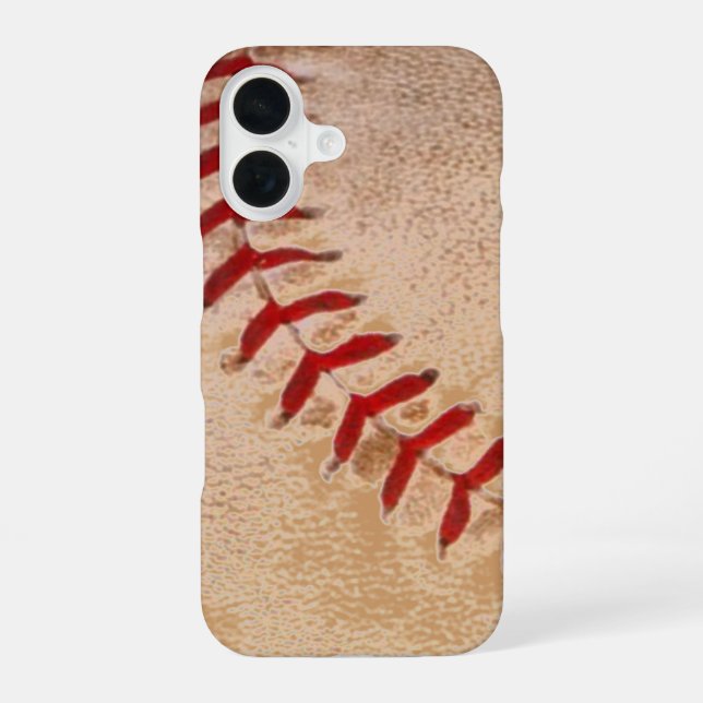 Baseball iPhone 16 Case (Back)