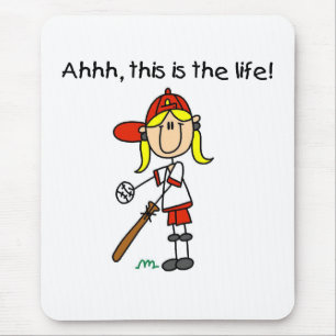 Baseball is Life Mouse Pad