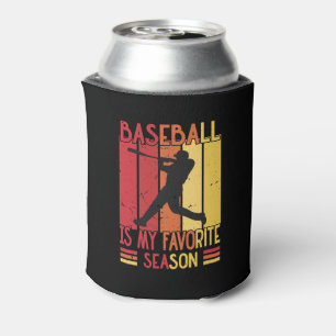 Baseball Is My Favourite Season Can Cooler