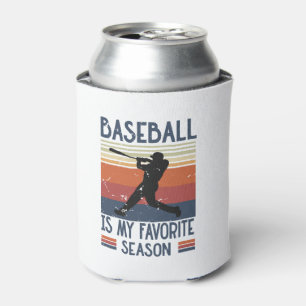Baseball Is My Favourite Season Can Cooler