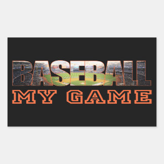 Baseball is my game sticker
