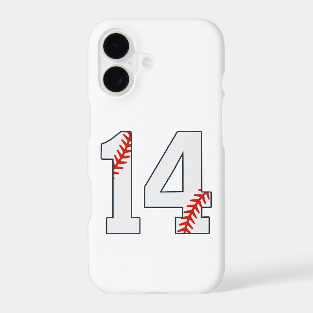 Baseball Jersey Number 14 (Back)
