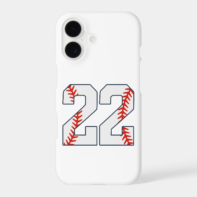 Baseball Jersey Number 22 (Back)