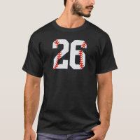 Baseball Jersey Number 26