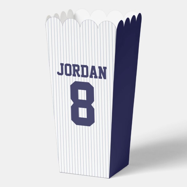 Baseball Jersey - Sports Theme Birthday Party Favor Box (Front)