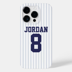 Baseball Jersey with Custom Name and Number Case-Mate iPhone 14 Pro Case