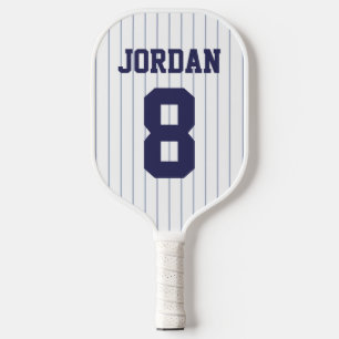 Baseball Jersey with Custom Name and Number Pickleball Paddle