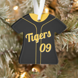 Baseball Jersey with photo Ornament