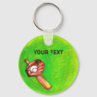 Baseball Keychain