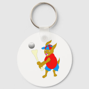 Baseball kids keychain