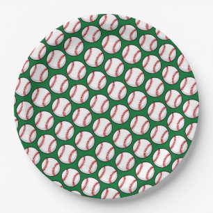 Baseball Kids Sports Team Colorful Fun Paper Plate