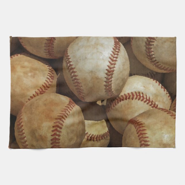 Baseball Kitchen Towel (Horizontal)