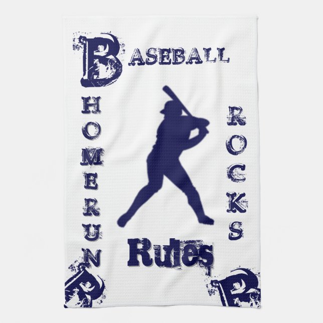 Baseball Kitchen Towel (Vertical)