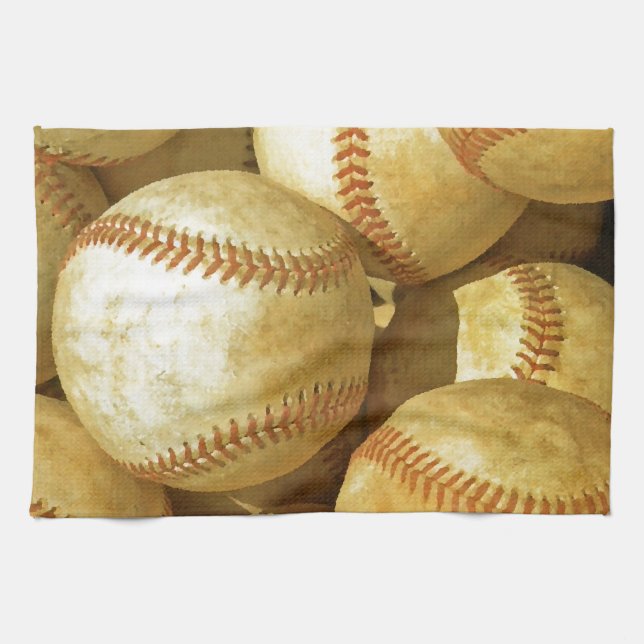 Baseball Kitchen Towel (Horizontal)