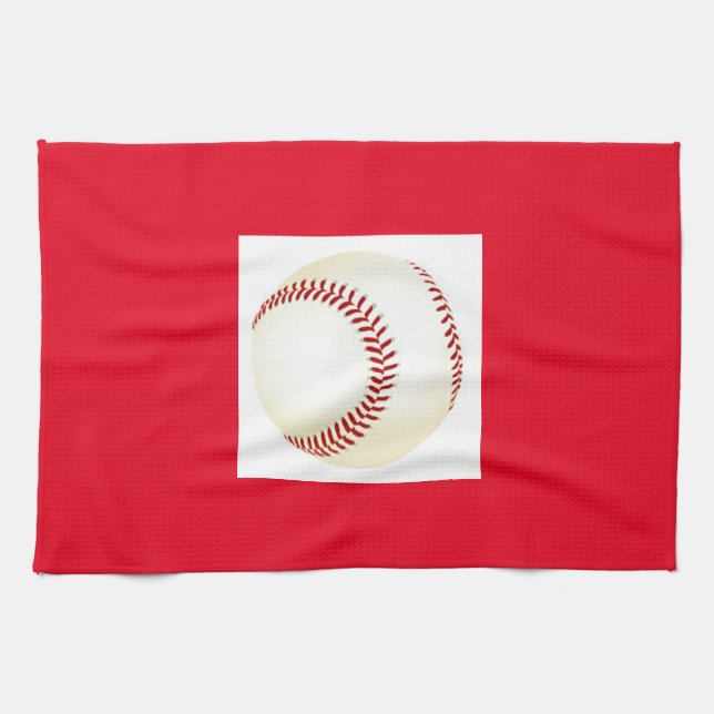Baseball kitchen towel. kitchen towel (Horizontal)