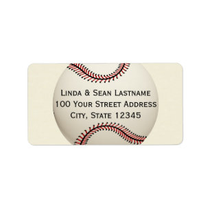 Baseball Label