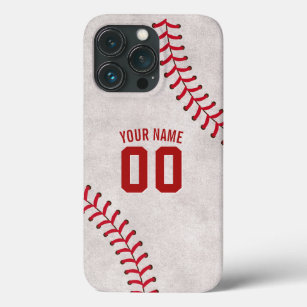 Baseball Lace Sport Theme Custom Name iPhone 13 Pro Case
