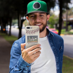 Baseball Laces Photo Rustic Case-Mate iPhone Case