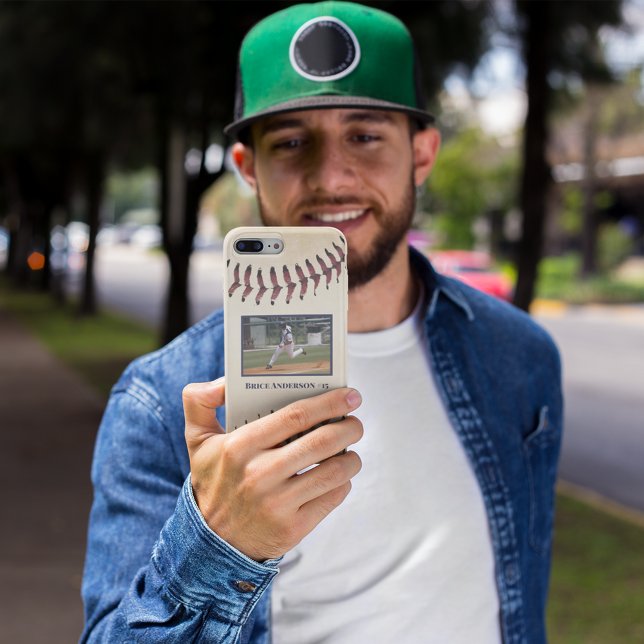 Baseball Laces Photo Rustic Case-Mate iPhone Case (Creator Uploaded)