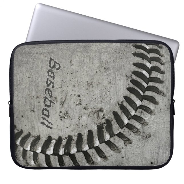 Baseball Laptop Sleeve (Front)