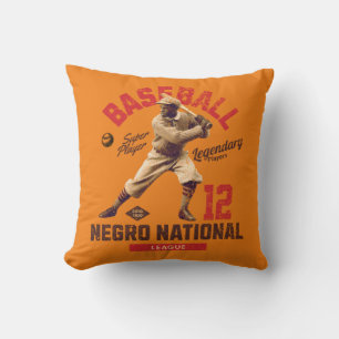Baseball Legends Negro National League, EST 1920 Throw Pillow