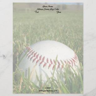 Baseball letterhead