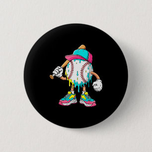 Baseball Lifestyle 101 Apparel Youth Baseball Drip 2 Inch Round Button