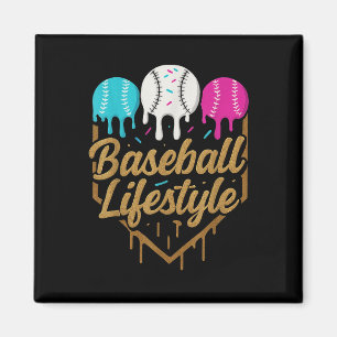 Baseball Lifestyle 101 Apparel Youth Baseball Drip Magnet