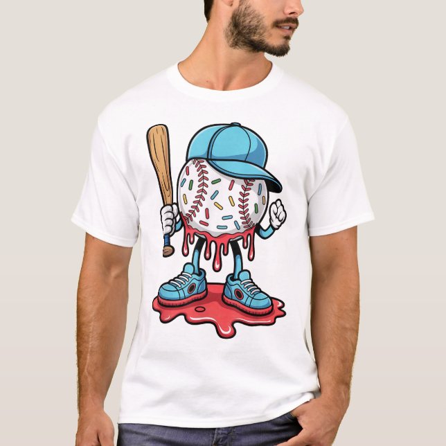  Baseball Lifestyle 101 Apparel Youth Baseball  T-Shirt (Front)