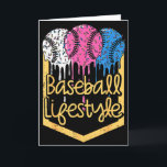 Baseball Lifestyle Ball Sprinkles Drip Boys Kids M Card<br><div class="desc">Baseball Lifestyle Ball Sprinkles Drip Boys Kids Men Teen</div>