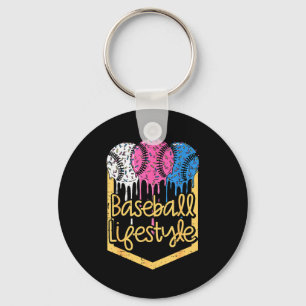 Baseball Lifestyle Ball Sprinkles Drip Boys Kids M Keychain