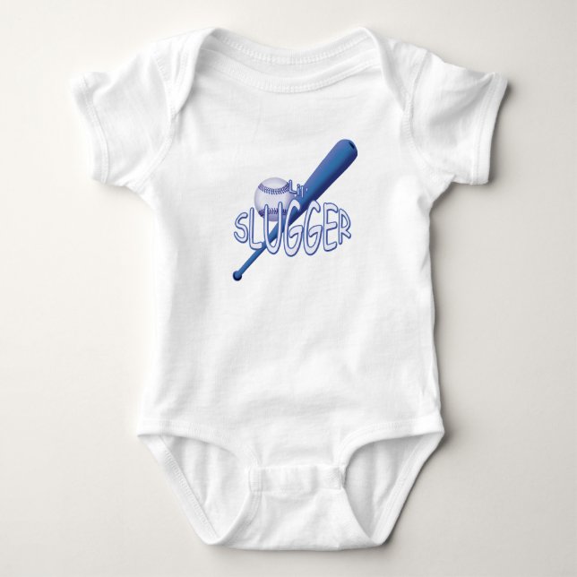 Baseball lil Slugger Infant Bodysuit (Front)
