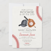 Baseball Little Rookie Baby Shower