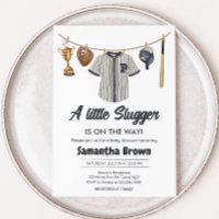 Baseball Little Slugger Baby Shower
