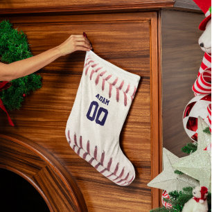 Baseball Look Personalized Stocking