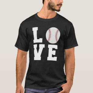 Baseball Love Mom Dad Coach Player Athlete Sport T-Shirt