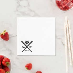 Baseball Love Napkin