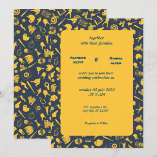Baseball love sports Theme Wedding Invitations