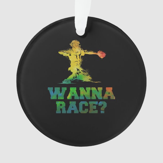 Baseball Lover | Do You Wanna Play A Match ? Ornament (Front)