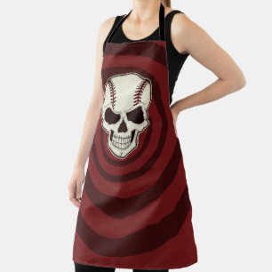 Baseball Lover Til Death Screwball Graphics Apron