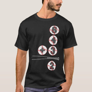 Baseball Lovers 6432 Double Play Ball T-Shirt