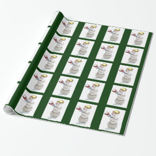 Baseball Lovers Christmas Wrapping Paper