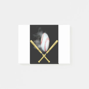 baseball lovers post-it notes