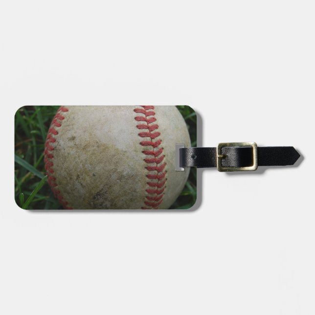 Baseball Luggage Tag (Front Horizontal)
